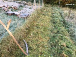 scything with frost