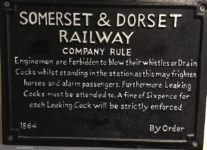 somerset and dorset railway - company rule